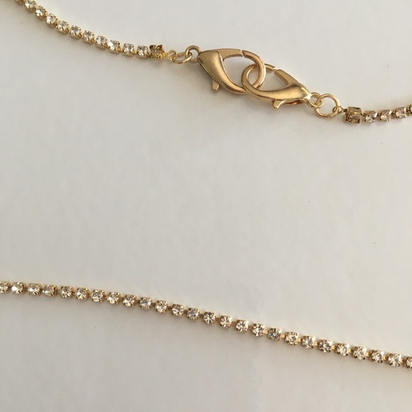 Rhinestone gold Chain mask chain - Picture 7 of 8